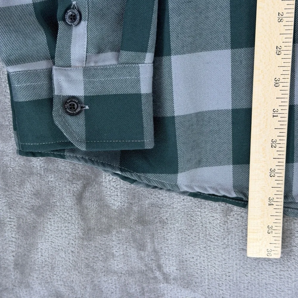 Dixxon‎ Flannel Co Beeline D-Tech Green Grey Buffalo Check Shirt Mens 3X Tall